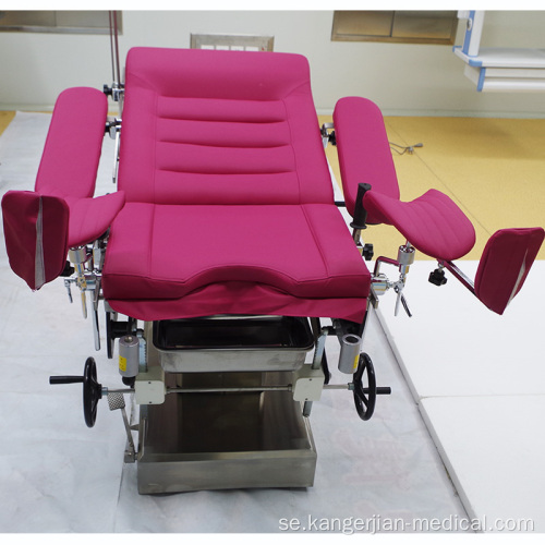 KDC-Y-elektrisk gynekologisk driftsleveransbäddsbyggnad med madrass för kvinna som föds